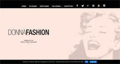 Desktop Screenshot of donnafashion.it